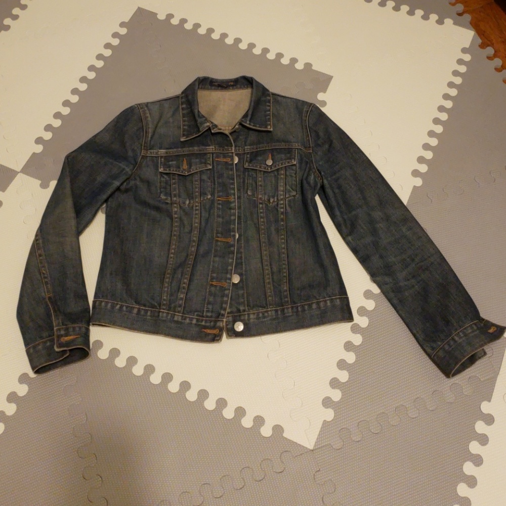 J. Crew Distressed Denim Jacket
